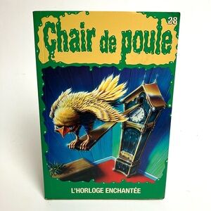 Chair de poule #28 1996 Goosebumps 90s R.L. Stine French Book Quebec Heritage